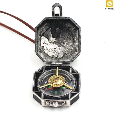 New Compass Pendant Choker Necklace For Women Men Necklace Jack Sparrow Box • £15.19