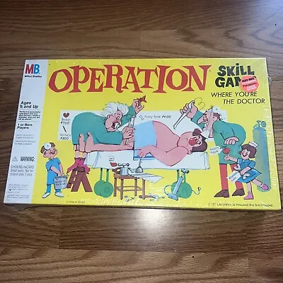 Vtg. OPERATION GAME 1965 Rare Smoking Doctor Milton Bradley Factory Sealed NEW￼ • $99