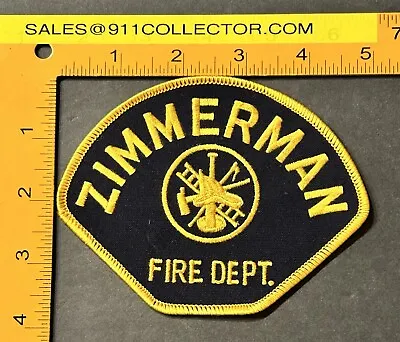 Minnesota Mn Zimmerman Fire Dept Patch Sherburne County • $9.99