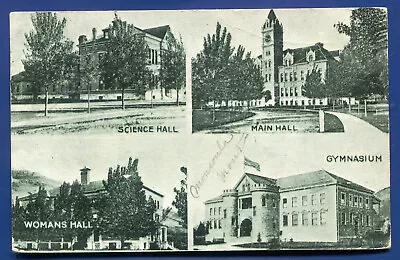 Missoula University Of Montana Mt Multi View Postcard Postmarked 1911. • $6