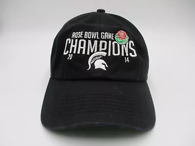 Michigan State Spartans Hat Cap Mens Black Fitted XL Rose Bowl Champions 2014 47 • $11.04