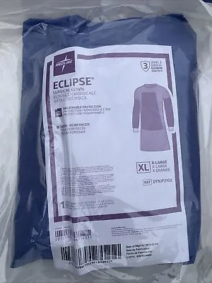 Medline Eclipse Surgical Gown X Large DYNJP2102 Pack Of 2 • $15.99