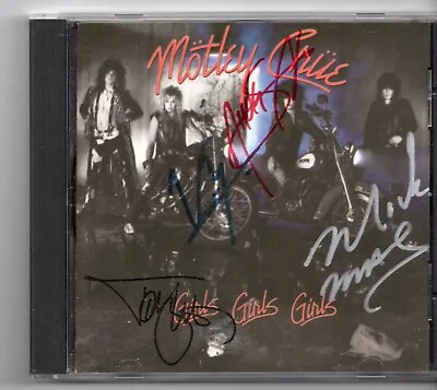 MOTLEY CRUE- In-person Signed / Autographed Girls CD - GUARANTEED AUTHENTIC • $495