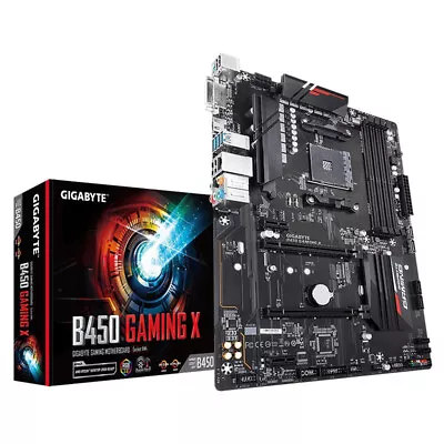 Gigabyte B450 Gaming X Motherboard - Ryzen Am4 4x DDR4 Slots Up To 128Gb M.2 • $200