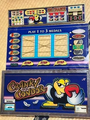 Cranky Condor Panel No. 4 Pachi-Slot Pachinko Machine Marquee Sign 16.5”x7.75” • $82.03