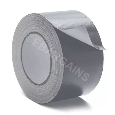 Silver Gaffer Tape Pvc Duct Tape Adhesive Tape 50mm 72mm X 50m • £56.95