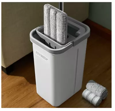 JOYMOOP Mop And Bucket With Wringer Set Hands Free Flat Floor Mop And Bucket • $72.79