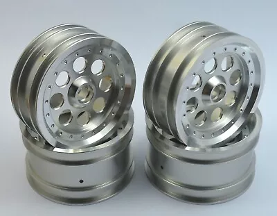 Vintage 2.2“Aluminum Wheels 8 Holes Silver For Team Associated RC10 World's Car • $143.32