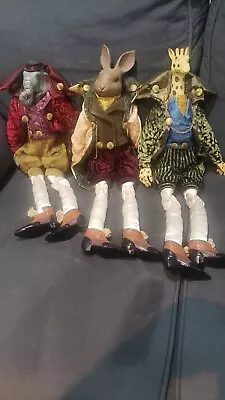 Pre-owned Mark Roberts Victorian Anthropomorfic Large Plush Figure Dolls  • $200