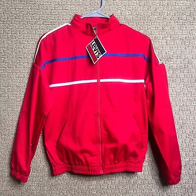 Vintage Levis Jacket Olympics Track Mens Large USA 80's NEW With Tags • $34.99