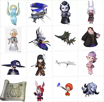 Item Code Final Fantasy FFXIV 14 FF14 Mamet Minion Various Country Account • $40.95