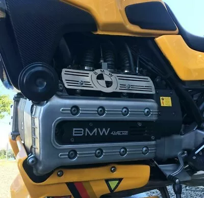 BMW K100 Injector Rail Cover Guard Brushed Stainless Cafe Racer Scrambler Custom • $78.81