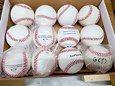 One Dozen Mixed Lot Of Leather Game Balls And Factory Samples Not Stamped NEW • $59