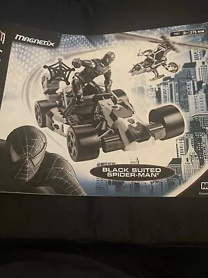 Mega Blocks 1997 Spider-Man 3 INSTRUCTION MANUAL ONLY Black Suited Spider Man • $12.99