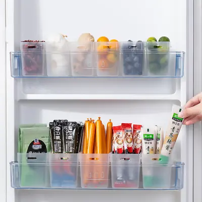 $10.39 • Buy 2/4/6  Refrigerator Organizer Fridge Storage Bag Bin Kitchen Seasoning Holder AU
