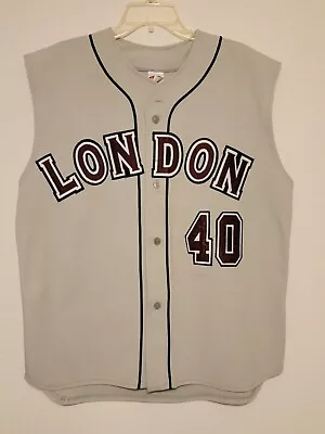 1999 London Werewolves Frontier League Game Used Minor League Baseball Jersey • $125