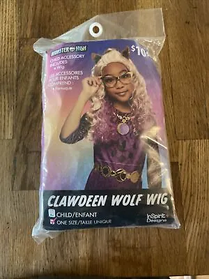 NEW Sealed  Monster High Mattel CLAWDEEN WOLF Wig Only Child One Size Dress Up • $7
