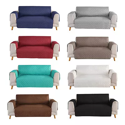 Quilted Sofa Cover Waterproof Nonslip Couch Loveseat Slipcover Pet Protector Mat • $28.99