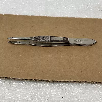 Vintage La Cross Tweezers #1020-50 USA 3  Pointed End • $14.95