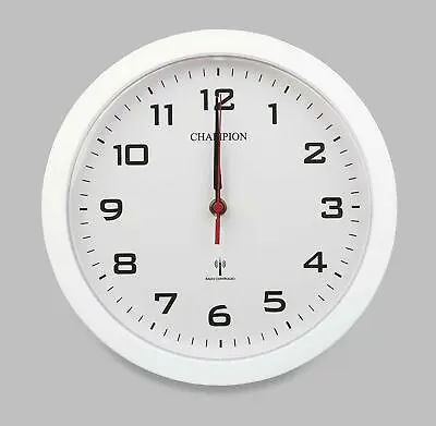 £19.44 • Buy RC51WW Champion Radio Controlled Wall Clock White/White