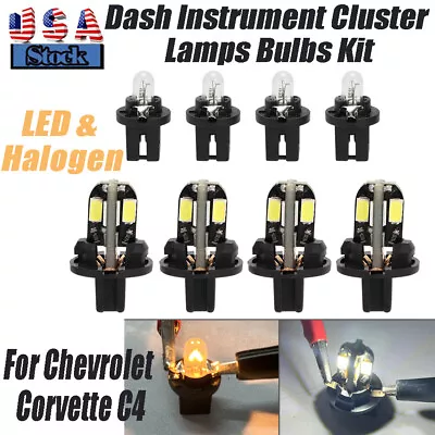 LED Dash Instrument Cluster Lamps 7073 882 Halogen Bulbs For 84-89 Corvette C4 • $31.49