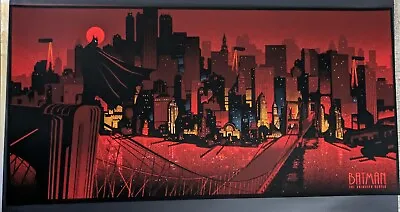 Gotham Batman The Animated Series Print By Raid71 18x36 Mondo • $150