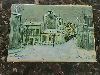 Maurice Utrillo Lapin Agile In Winter Canvas Reprint 10.5 X7.25  • $15