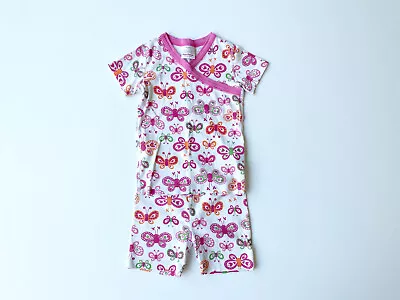 Size 130 (8) Girls' Hanna Andersson Print Short John Pajama Set • $19