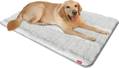 Dog Bed Crate Mat Soft Plush Dog Bed Pad Machine Washable Crate Pad 48 X30  • $31.99