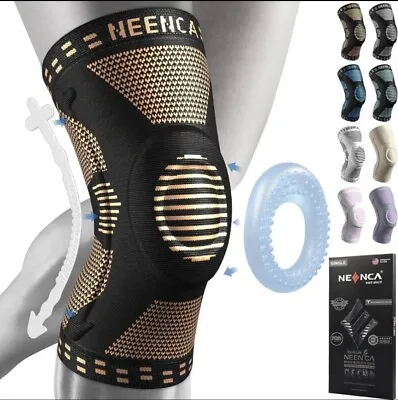 NEENCA Professional Knee Brace Compression  Support With Patella Gel Pad XXL • $13.99