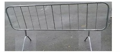 £2065.83 • Buy  Crowd Pedestrian Barrier Triang Feet 250cm 60/180/300/600pc  Temporary Fence 