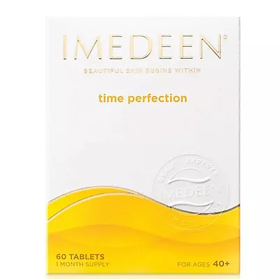 IMEDEEN Time Perfection Anti-Aging Remedy- 60 Tabs-2025 Exp -1 Month Supply • £27.95