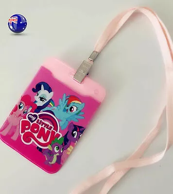 Girl Kid My Little Pony Opal ID Card Holder Wallet Case Protector Lanyard Strap • $5.46