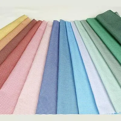 Miniature Dollhouse 1:12 Scale Gingham Check Fabric - Stof.025 • $8.99