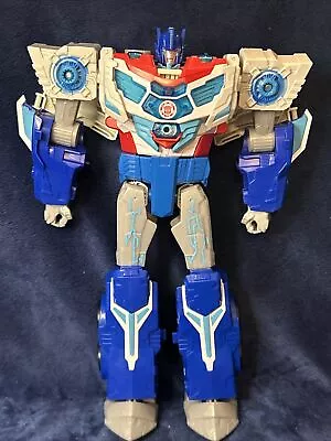 Transformers Robots Power Surge Optimus Prime 12” Talking Figure Works Perfect! • $20