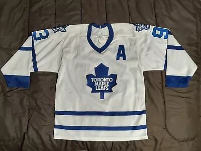 VTG NHL CCM Jersey #93 DOUG GILMOUR Toronto Maple Leafs Leaf Fan Used Jersey  • $7.28