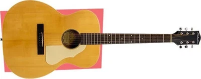 $299 • Buy Silvetone 600N Orchestra Body Acoustic Guitar - Natural Finish