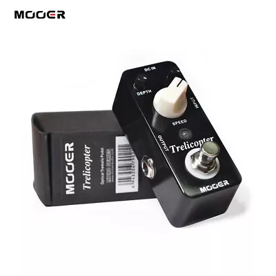 Mooer Trelicopter Guitar Effects Pedal Optical Tremolo Bias / Depth / Speed • $46.99