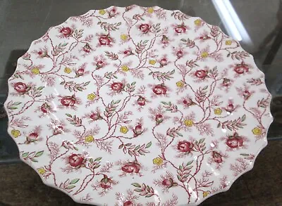 Copeland Spode England Rosebud Chintz  Dinner Plate 10 1/2  • $15.99