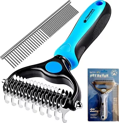 £6.99 • Buy Grooming Dog Cat Comb Removes Under Coat Rake Dematting Comb Pet Care Brush Tool