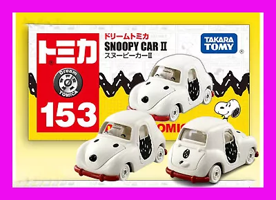 MAR 2024 DREAM TOMICA #153 Snoopy Car II TOMY TAKARA • $18.98