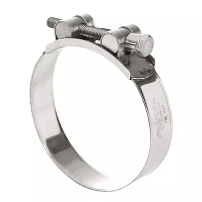 Tridon T-Bolt Hose Clamp 30mm 33mm All Stainless Solid Band 10pk • $68.65