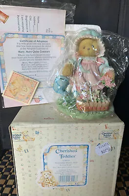 Vintage Cherished Teddies Mary Mary Quite Contrary 1993 Enesco Figurine • $14.50