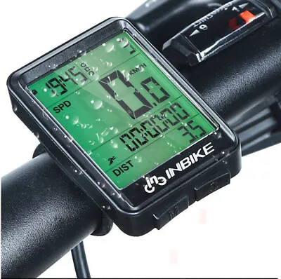 Bike Bicycle Speedometer Cycle Digital Odometer Computer MPH KMH Wireless Wired • $13.95