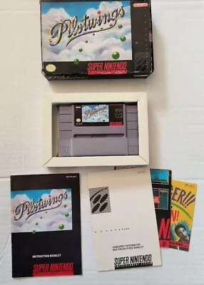 Pilotwings (Super Nintendo) SNES Complete With Box Manual & Inserts - CIB • $59.95