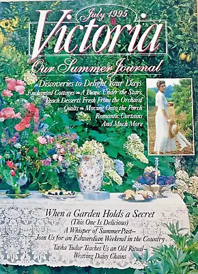 July 1995 VICTORIA Magazine Volume 9 No.7 VG Condition • $14