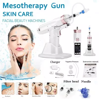 Hydro Vacuum Water Injection Meso Gun Negative Pressure EZ Vacuum Mesotherapy UK • £107.99