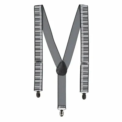 Dress Up America Piano Suspenders For Kids And Adults - Adjustable Y Back • $10.99