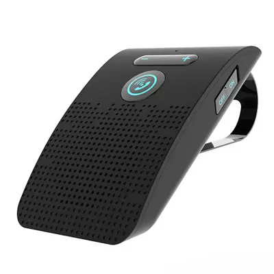 Bluetooth Hands Free Car Kit Speakerphone Sun Visor Wireless Speaker Phone Black • $19.70