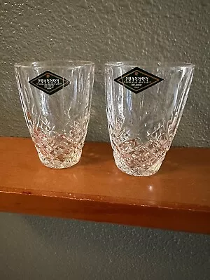 (2) Shannon Lead Crystal 4.5 Oz Glasses  Designs Of Ireland ~~NWT • $19.90